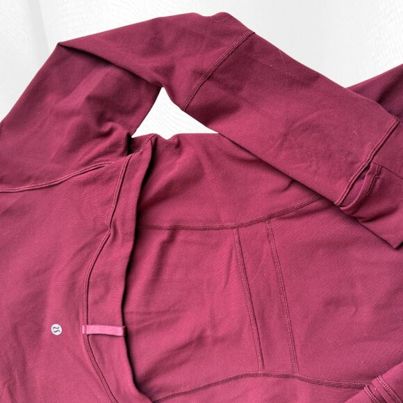 Lululemon Define Jacket Size 8 Bordeaux Drama Purple Full Zip Athletic Jacket - Picture 10 of 12